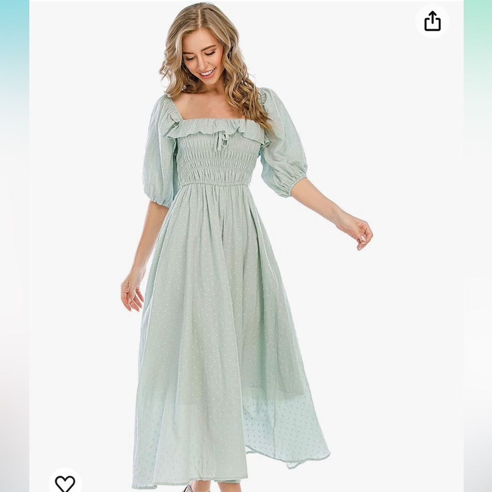 R.Vivimos  - Small 1Cotton A Line Midi Dress